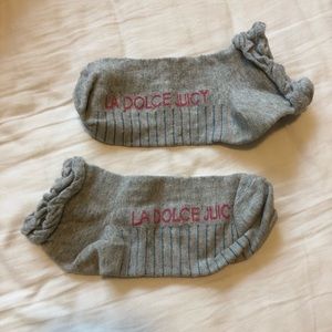 Juicy Couture 'La Duolce Juicy' Grey Socks